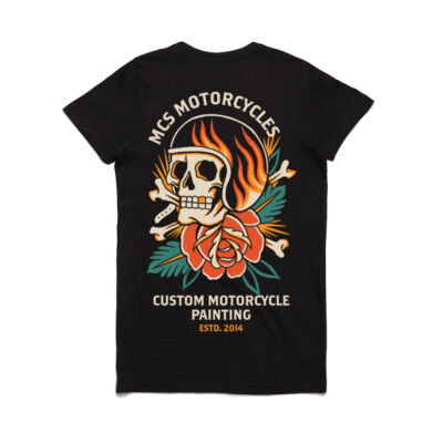 Ladies 2022 MCS Motorcycles T-shirt - Women's Maple Tee Thumbnail